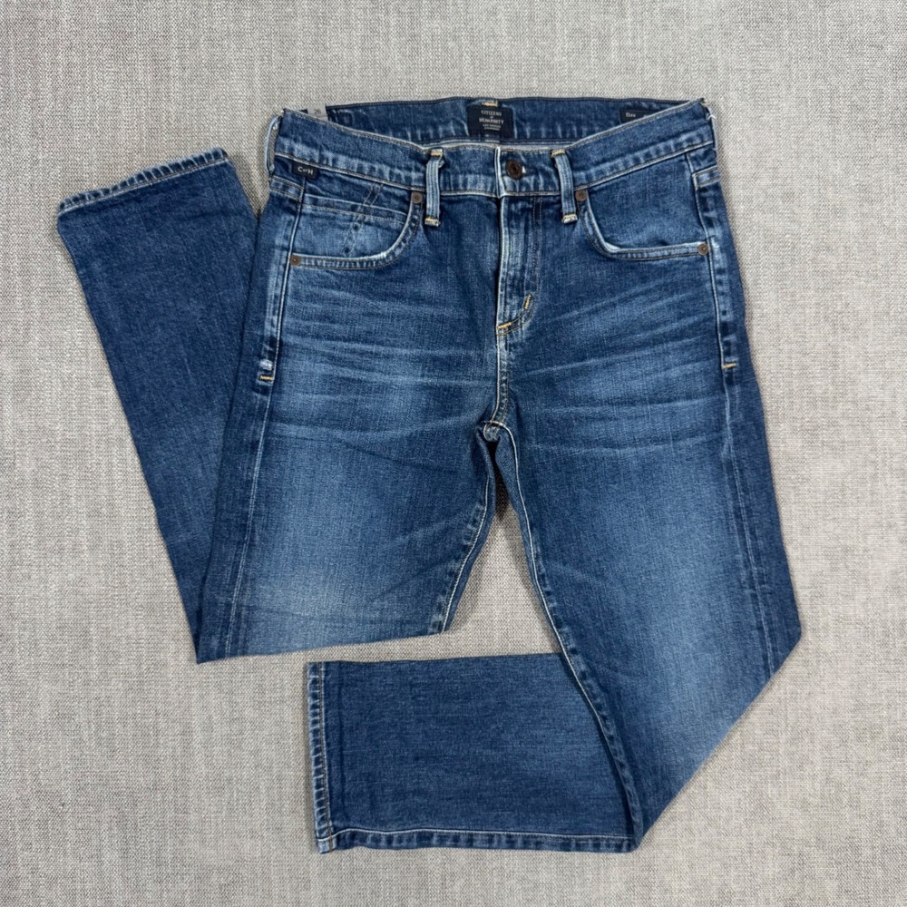 Citizens of Humanity Elsa Mid Rise Slim Fit Crop Jeans Women Size 26 Medium Wash